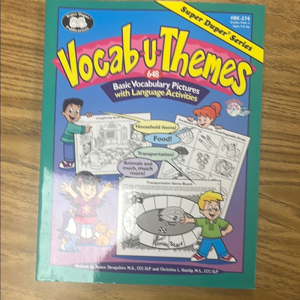 Vocab-u-Themes Language Activity Book